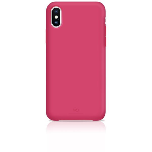 WHITE DIAMONDS APPLE iPHONE X/XS COVER IN SILICONE LIQUIDO IDROREPELLENTE ROSA
